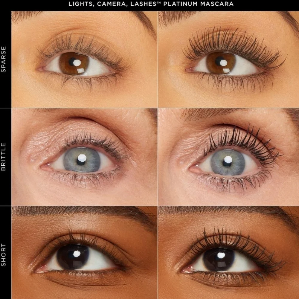 Tarte Lights, Camera, Lashes Platinum Mascara: Black, 2ml (Travel Size), New
